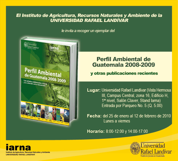 Invitación Perfil Ambiental de Guatemala 2008